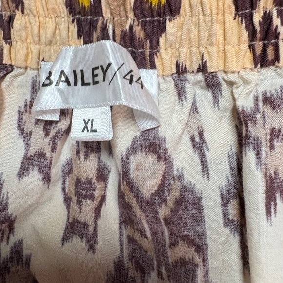 BAILEY 44 100% Cotton 2 Pce Tiered Maxi Skirt; One Shoulder Top Pull On Style XL - Picture 6 of 8